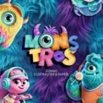 Monstros Kids - Combo Ilustrações e Papéis (Tita)