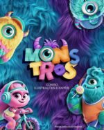 Monstros Kids - Combo Ilustrações e Papéis (Tita)