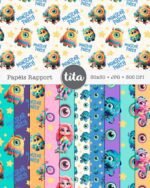 Monstros Kids - Combo Ilustrações e Papéis (Tita) - Imagem 5