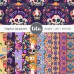 Día de Los Muertos - Papéis Rapport (Tita)