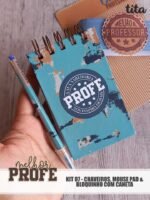Professores 2024 - Kit 07 - Chaveiros, Mouse Pad e Bloquinho (Tita) - Imagem 5