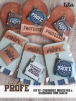 Professores 2024 - Kit 07 - Chaveiros, Mouse Pad e Bloquinho (Tita) - Imagem 4