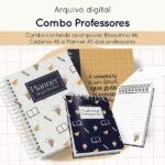 COMBO Professores | Bloquinho, Caderno e Planner (Papel Sorriso)