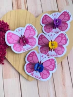 Cartão Presilha Borboleta - Outubro Rosa (Imagine-se)