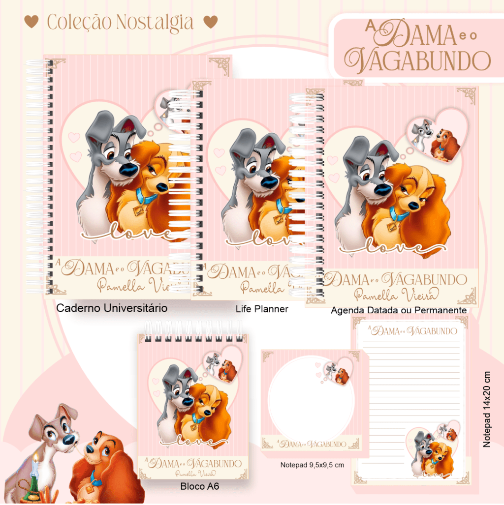 A Dama e o Vagabundo - Capas | Miolos 2025 (Pamella) - Imagem 1