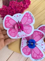 Cartão Presilha Borboleta - Outubro Rosa (Imagine-se) - Imagem 2