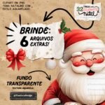 Pack 1 Cliparts de Natal em Aquarela - Kit Digital - Imagem 5