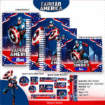 Capitão América - Kit Escolar 2025 (Pamella Vieira)