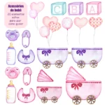 Safari Baby Meninas - Kit Digital - Imagem 4