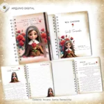 Caderno Novena - Santa Teresinha (Abelhinha) - Imagem 3