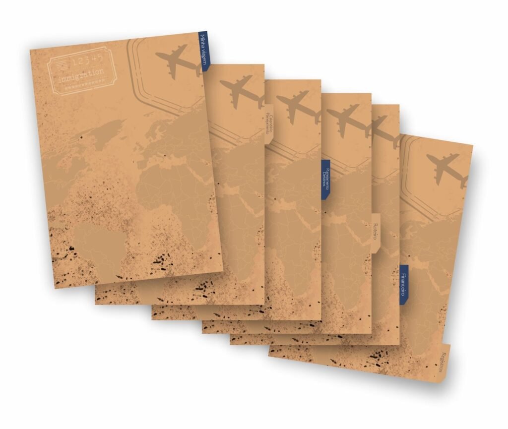 COMBO Planner de Viagem Permanente com calendários 25 e 26 (Carinas Paper) - Imagem 8