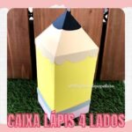 Caixa Lápis 4 lados (Dicas de Papeleira) - Imagem 2
