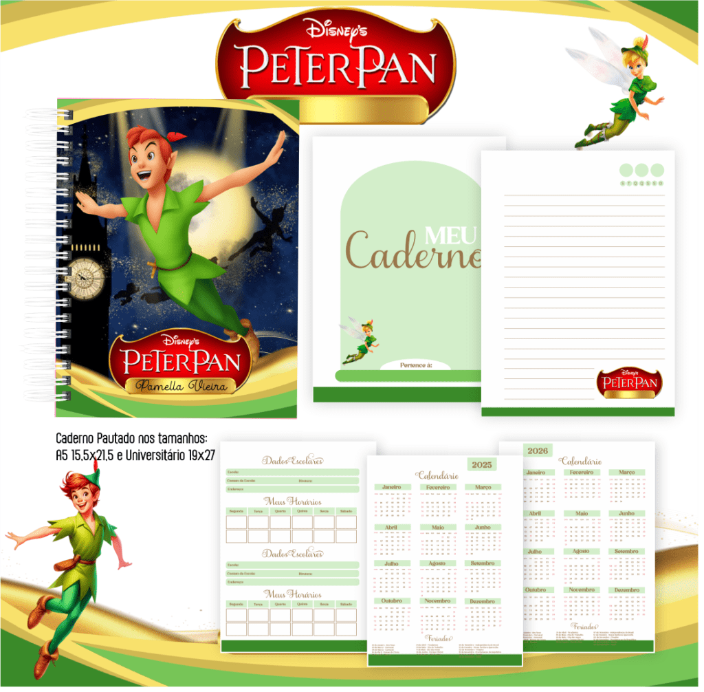 Peter Pan - Capas | Miolos 2025 (Pamella) - Imagem 2