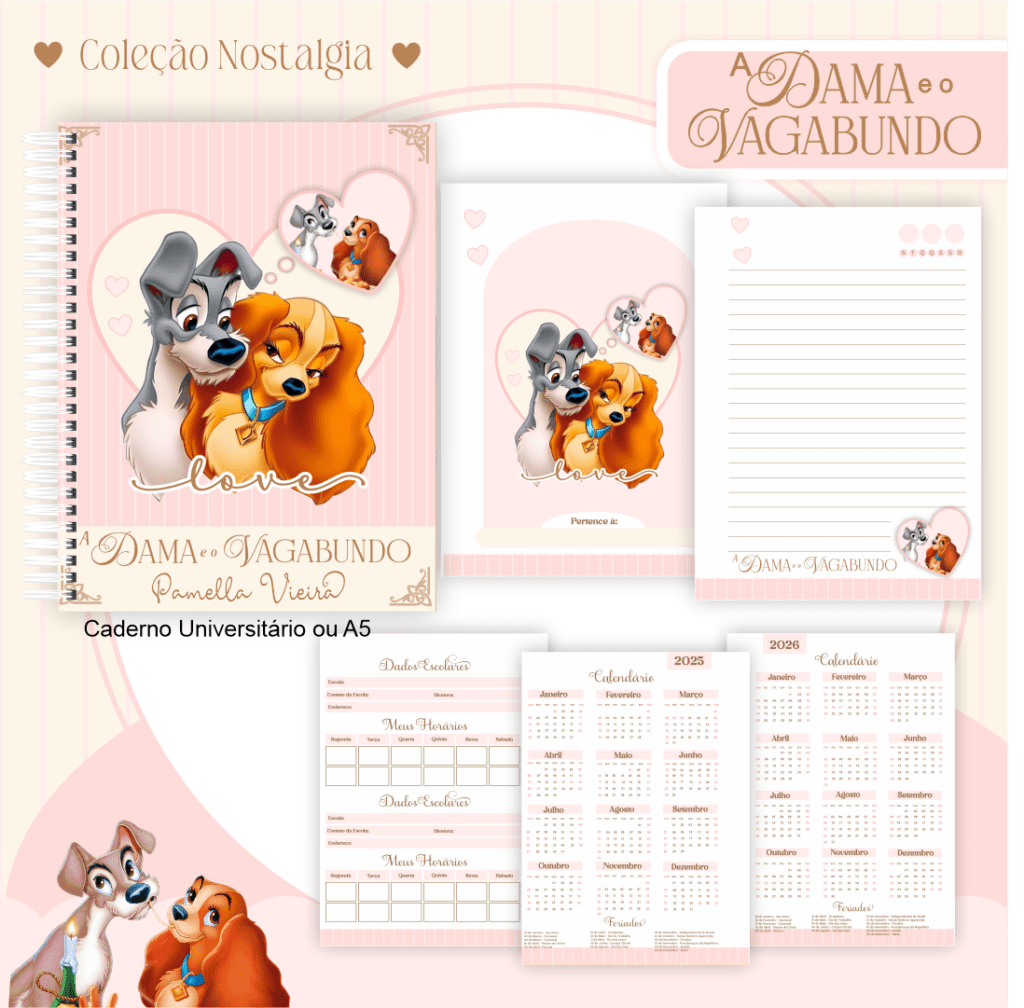 A Dama e o Vagabundo - Capas | Miolos 2025 (Pamella) - Imagem 3