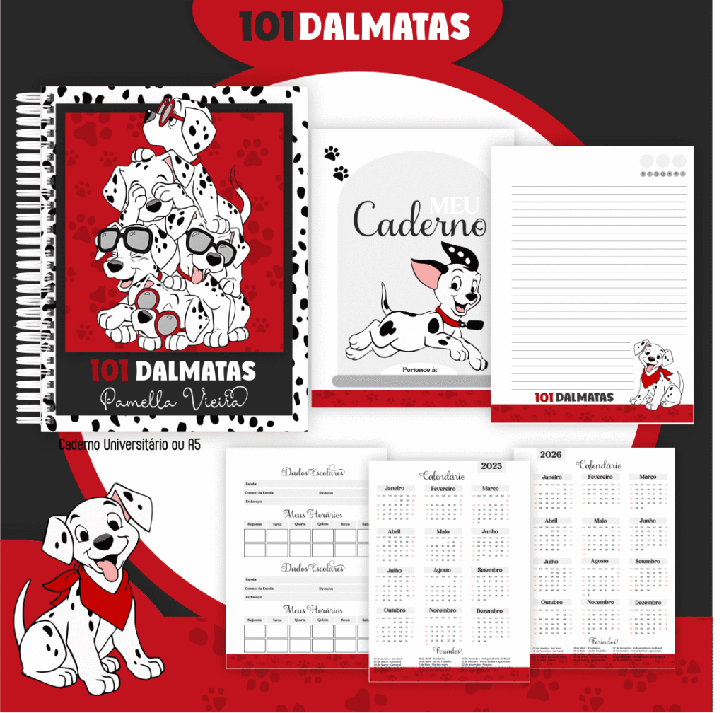 101 Dalmatas - Capas | Miolos 2025 (Pamella) - Imagem 3