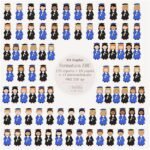 Formatura ABC - Inclusos fundos e cliparts (Telma Contel) - Imagem 2