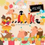 Picnic Capivara | Coleção - Kit Digital