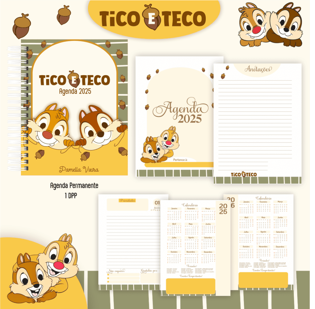 Tico e Teco - Capas | Miolos 2025 (Pamella) - Imagem 4
