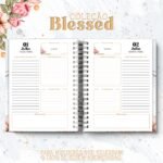 Devocional Leitura da Bíblia em 365 dias - Datado 2025 | Coleção Blessed (Metamopaper)