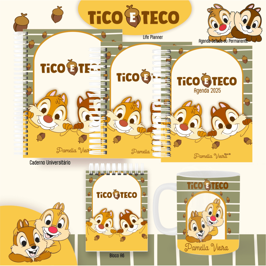 Tico e Teco - Capas | Miolos 2025 (Pamella) - Imagem 6