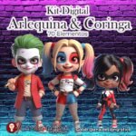 Arlequina e Coringa - Kit Digital