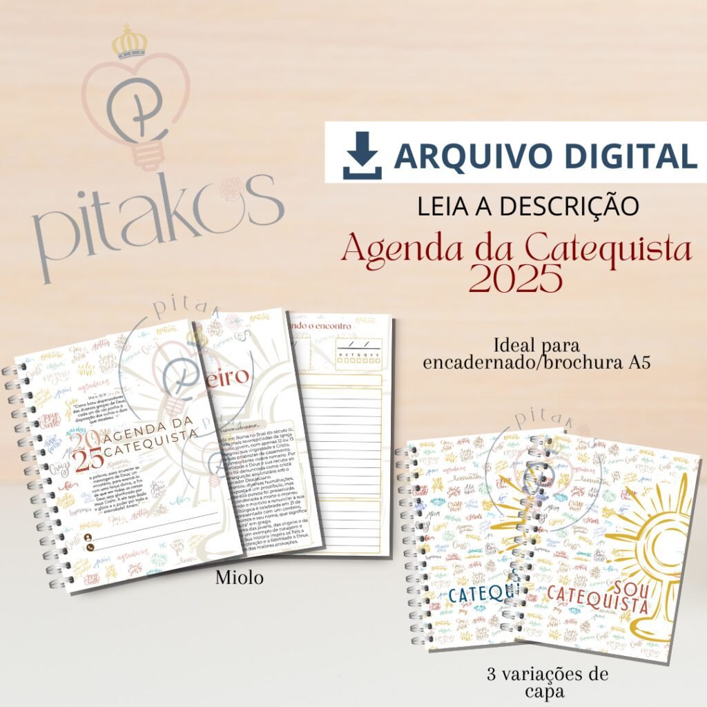Agenda da(o) Catequista 2025 (Pitakos) - Imagem 1