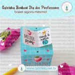 Caixinha Bombom Dia dos Professores (Art Ideia)