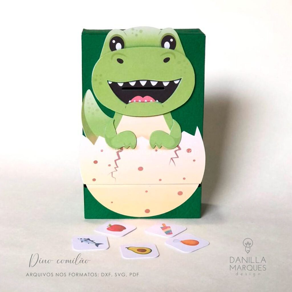 Caixa Dino Comilão - Imagem 1