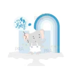Elefante - Topo de Bolo