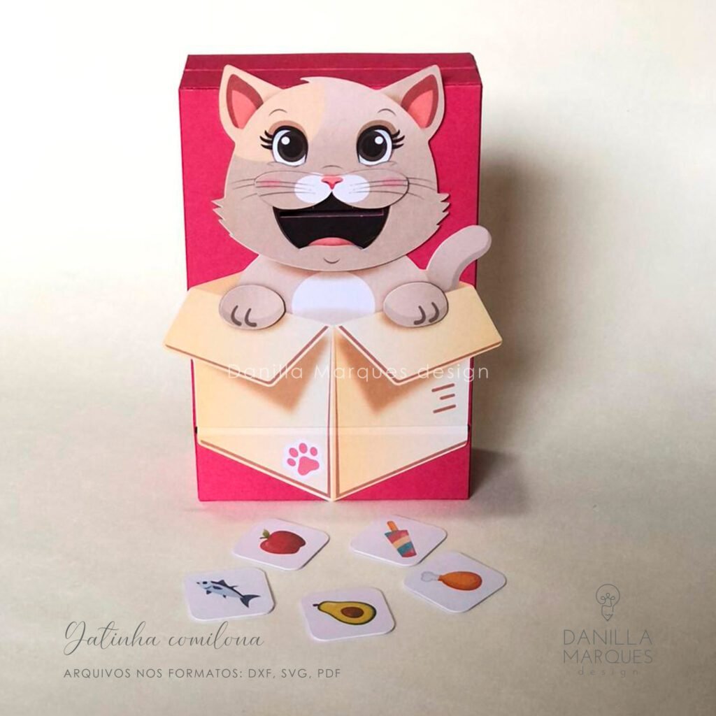Caixa Gatinha Comilona - Imagem 1