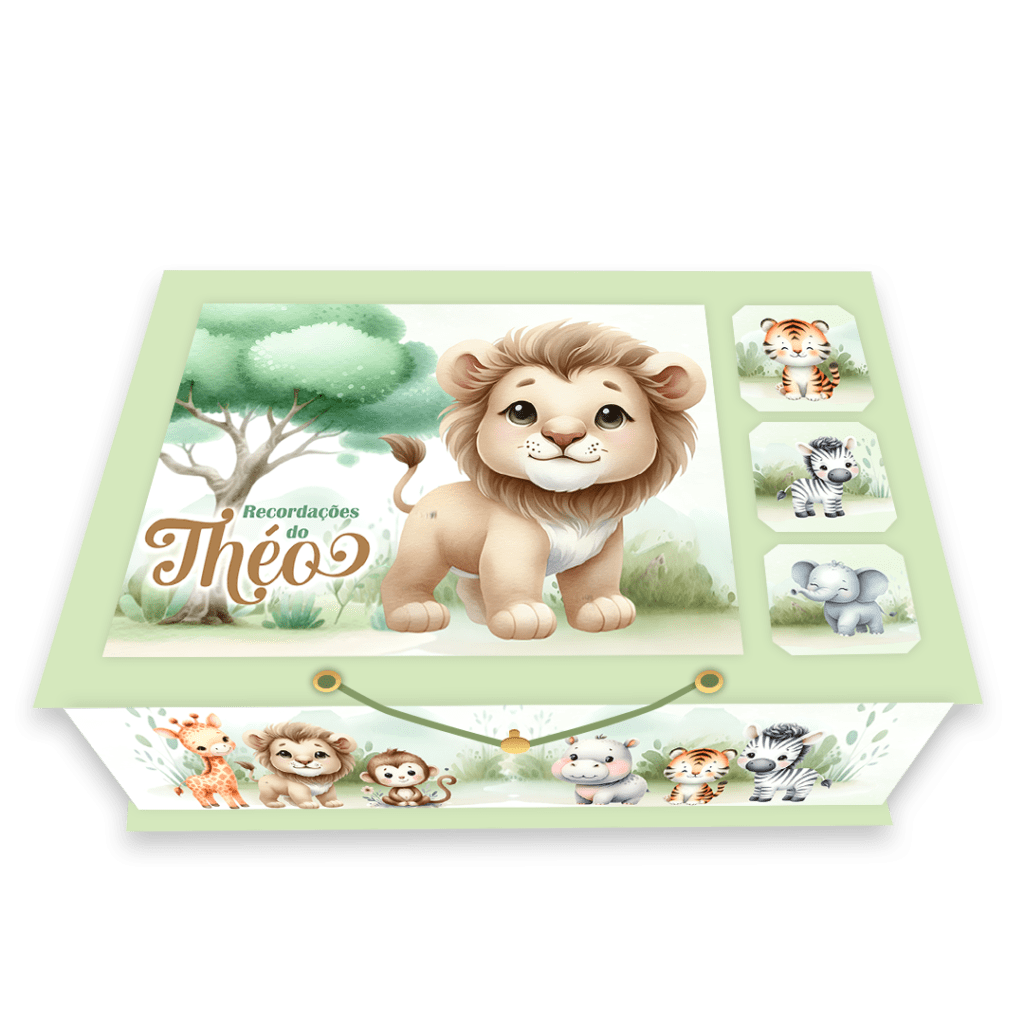 Safari Aquarela - Kit Maternidade (Arquivos da Toke) - Imagem 2