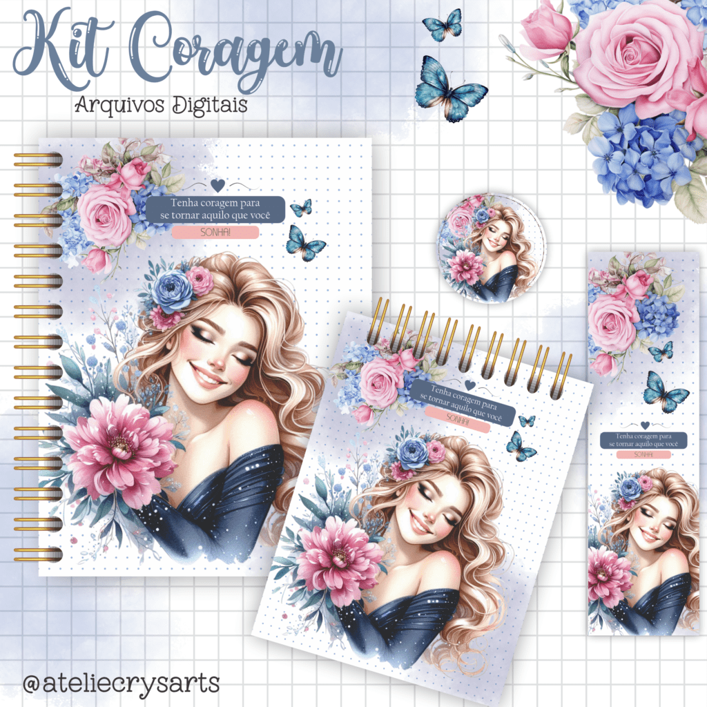 Kit Coragem (Crys Arts) - Imagem 1