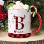 Alfabeto Xadrez Natalino (Caneca Criativa)