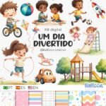 Um Dia Divertido - Kit Digital