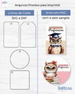 Tags e Adesivos Professores (Balloon) - Imagem 4