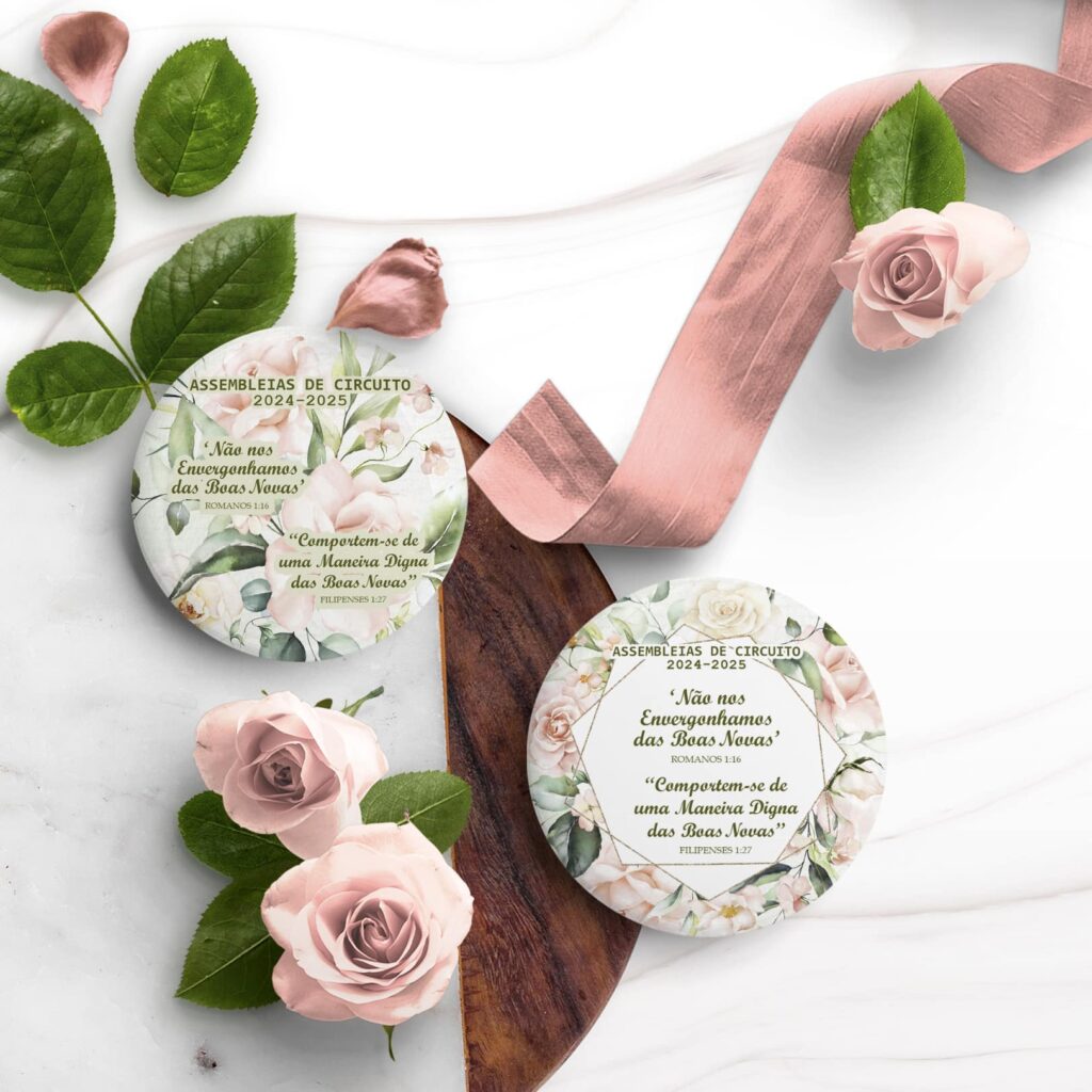 Bottons Assembleias Circuito 2024 e 2025 (Bicho Papel) - Imagem 1