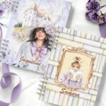 Kit 11 Capas e Miolo Pautado Coleção Lilás e Flores (Bicho Papel)
