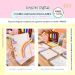 Combo Agendas Escolares - 2025 e Permanentes (Estúdio G19)