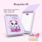 Caderno A5 + Bloquinho A6 -Professora Coruja (Cute Corte) - Imagem 5
