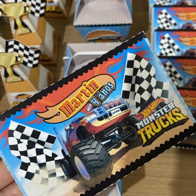 Hot Wheels Monster Truck - Kit Festa Pronta - Imagem 1