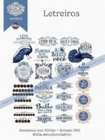 Toile de Jouy - Combo Ilustrações e Papéis (Tita) - Imagem 7