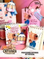 Capivara - Professora - Pack Especial - Arquivos + Ilustrações (Tita) - Imagem 4