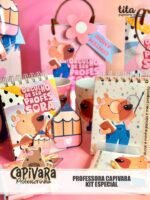 Capivara - Professora - Pack Especial - Arquivos + Ilustrações (Tita)