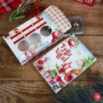 Caixa para Blister 3 Cavidades – Natal 2024 (Chuvinha de Papel)