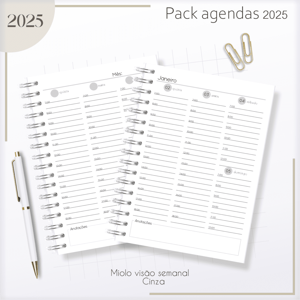 Agendas Masculina 2025 (Lina Criativa) - Imagem 12