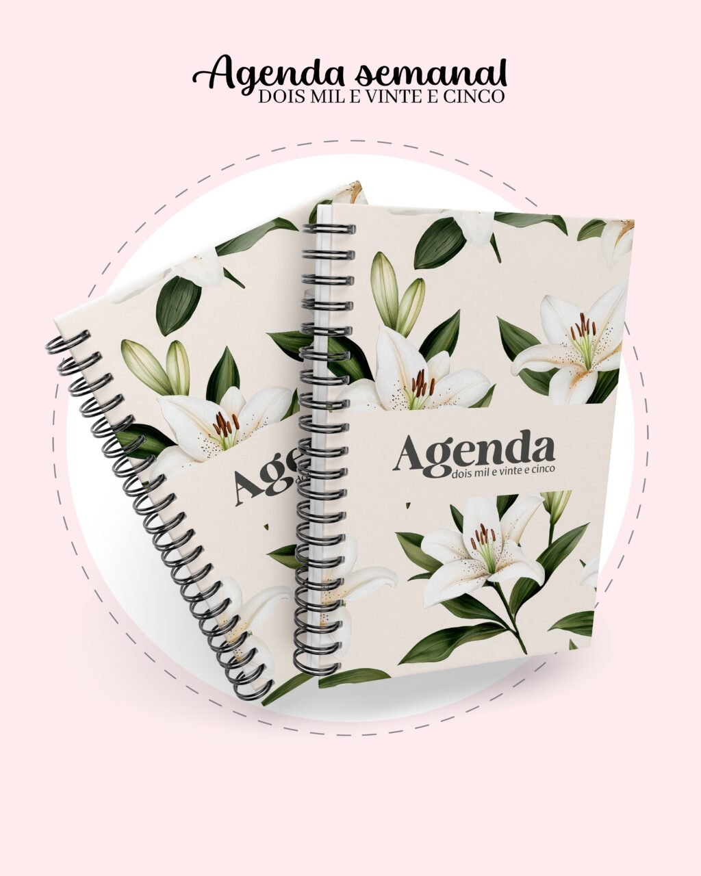 Agenda Semanal BIG 18x24 - Datada 2025 (Dream Arts) - Imagem 3
