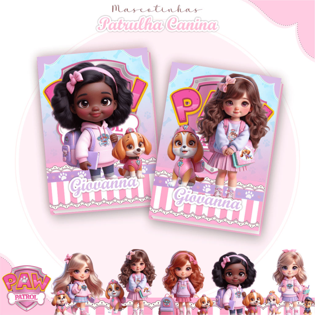 Patrulha Canina Menina - Mascotes IA 2025 (Pamella Vieira) - Imagem 2