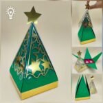 Caixinha Árvore de Natal Acetato