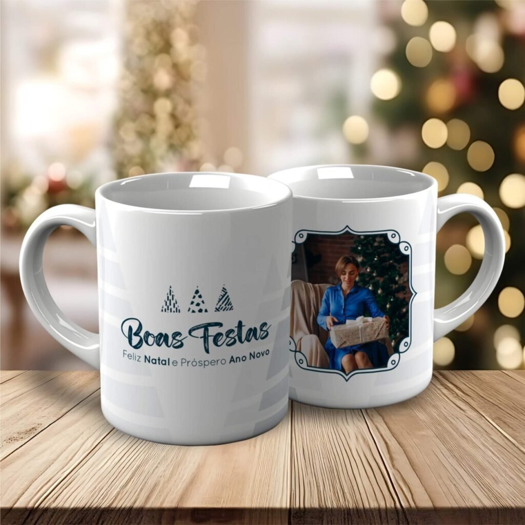 Pacote de 20 Artes Canecas Natal 2024 COM FOTO (Vintage) - Imagem 17