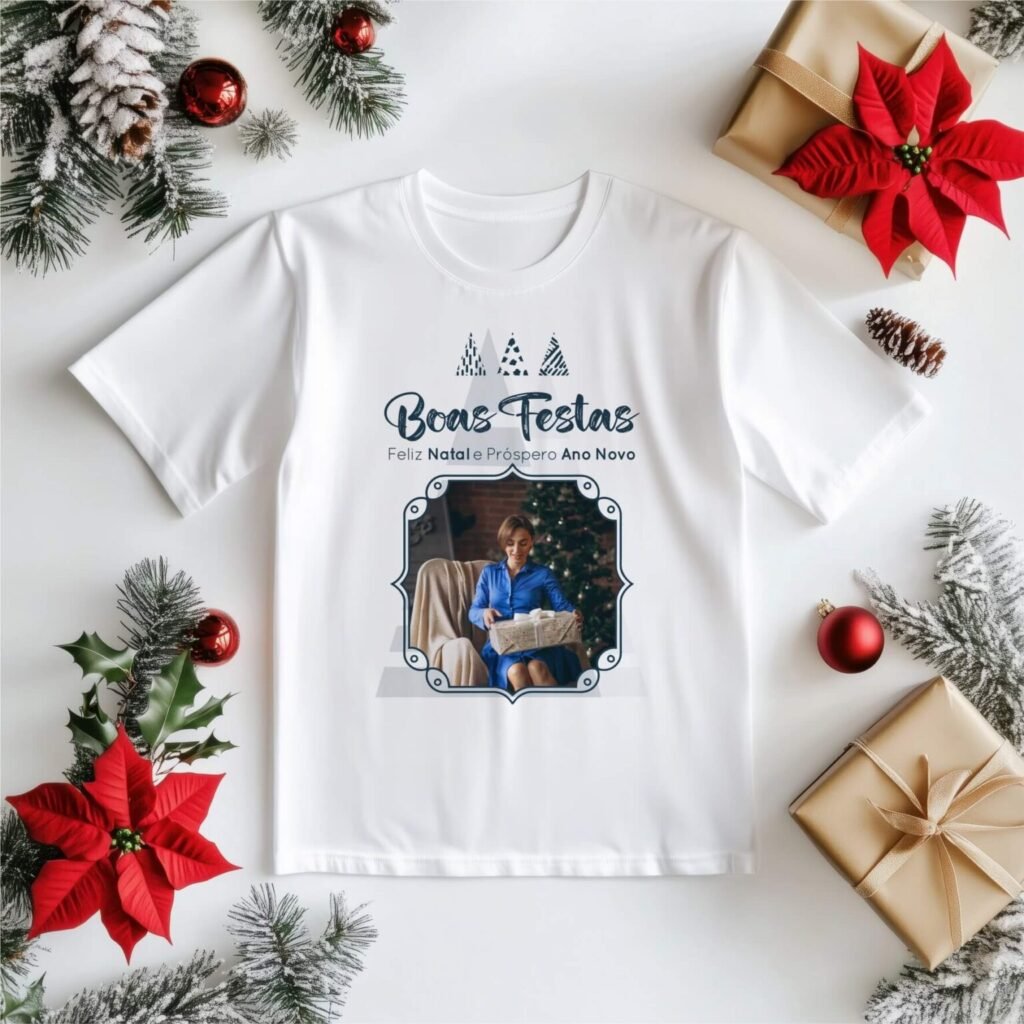 Pacote de 20 Artes Camisetas Natal 2024 COM FOTO (Vintage) - Imagem 13